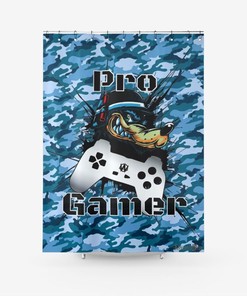 Dynamite Pro Gamer Shower Curtain - Assassin Wear Bathroom Decor