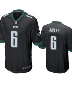 Eagles Devonta Smith 2021 Nfl Draft Black Game Jersey