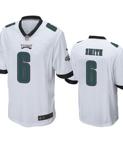 Eagles Devonta Smith 2021 Nfl Draft White Game Jersey