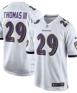 Earl Thomas Baltimore Ravens Nike Game Jersey - White