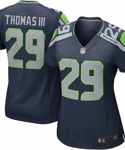 Earl Thomas Iii Seattle Seahawks Nike Womens Game Jersey - College Navy