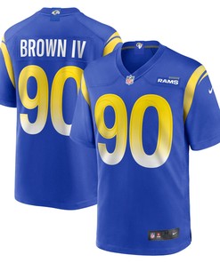 Earnest Brown Iv Los Angeles Rams Game Player Jersey - Royal Nfl