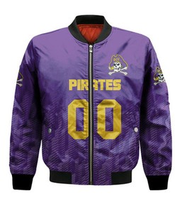 East Carolina Pirates Bomber Jacket Logo Sport Ombre  - NCAA