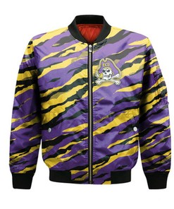 East Carolina Pirates Bomber Jacket Sport Style Keep Go On - NCAA