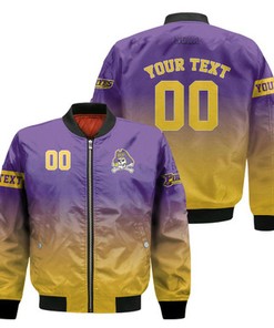East Carolina Pirates Fadded Bomber Jacket - NCAA