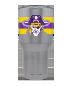 East Carolina Vault Carolina Stainless Steel Tumbler - East Carolina Vault Carolina Stainless Steel Tumbler Gift for Fan
