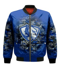 Eastern Illinois Panthers Bomber Jacket Camouflage Vintage  - NCAA