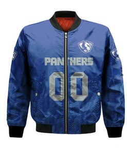 Eastern Illinois Panthers Bomber Jacket Logo Sport Ombre  - NCAA