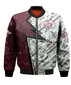 Eastern Kentucky Colonels Bomber Abstract Pattern Sport- NCAA