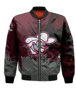 Eastern Kentucky Colonels Bomber Jacket Basketball Net Grunge Pattern- NCAA
