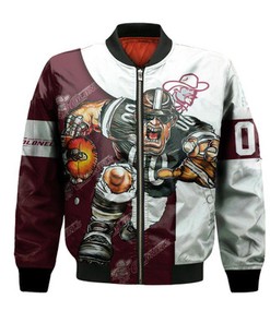 Eastern Kentucky Colonels Bomber Jacket Football Go On - NCAA