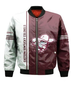 Eastern Kentucky Colonels Bomber Jacket Half Style - NCAA