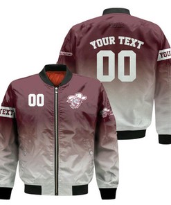 Eastern Kentucky Colonels Fadded Bomber Jacket - NCAA