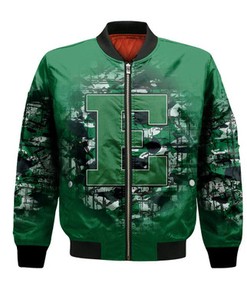 Eastern Michigan Eagles Bomber Jacket Camouflage Vintage  - NCAA