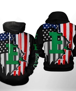 Eastern Michigan Eagles NCAA US Flag 3D Printed Hoodie/Zipper Hoodie Ver 1