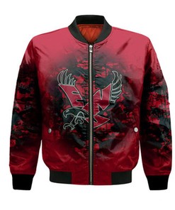 Eastern Washington Eagles Bomber Jacket Camouflage Vintage  - NCAA