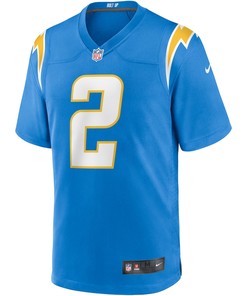 Easton Stick 2 Los Angeles Chargers Game Jersey - Powder Blue