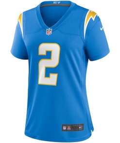 Easton Stick 2 Los Angeles Chargers Women's Game Jersey - Powder Blue