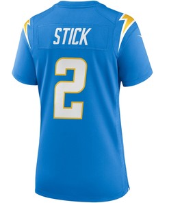 Easton Stick 2 Los Angeles Chargers Women's Game Jersey - Powder Blue
