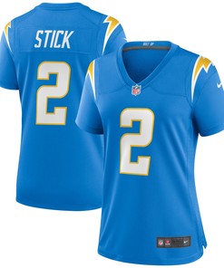 Easton Stick Los Angeles Chargers Womens Game Jersey - Powder Blue Nfl