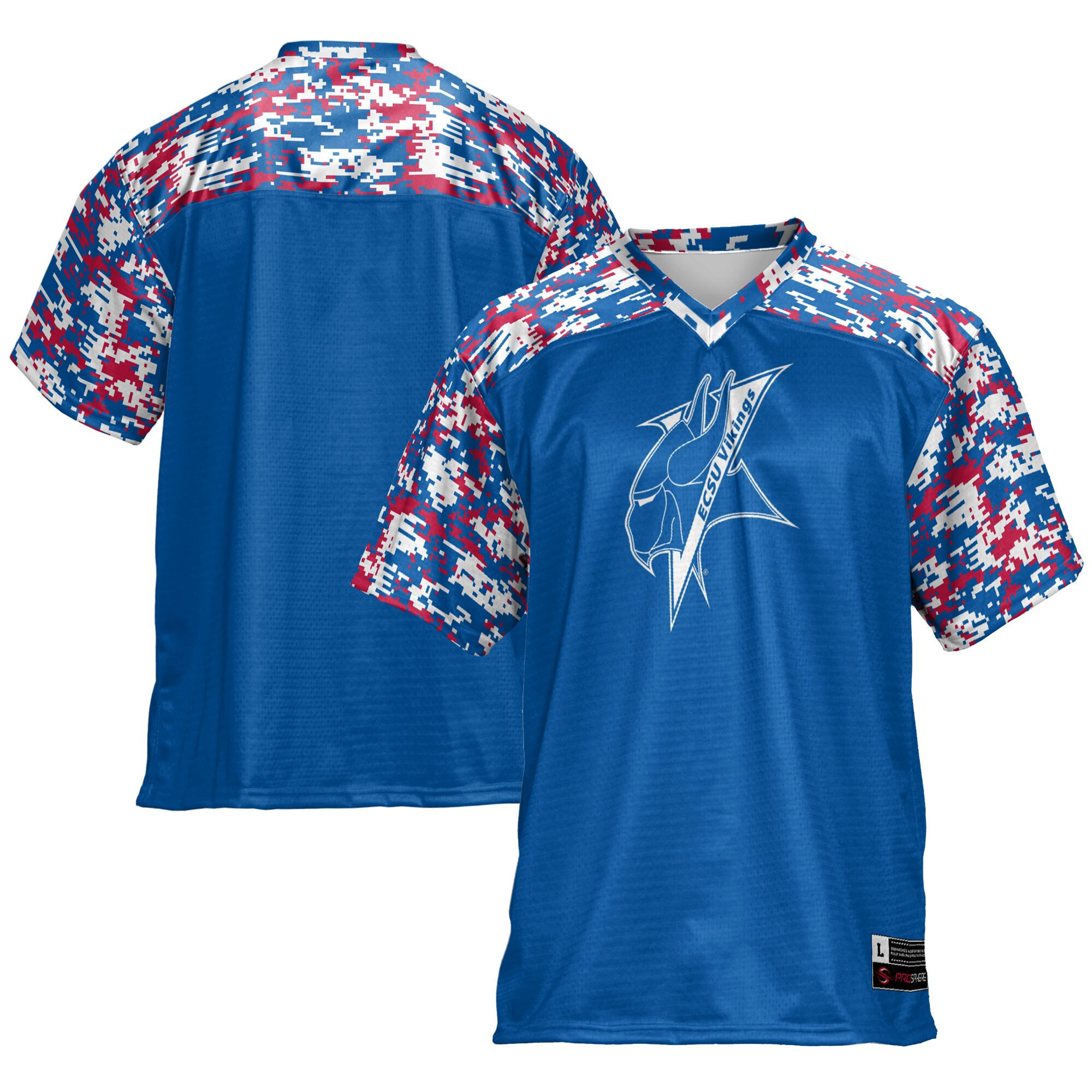 Ecsu Vikings Football Jersey - Blue Ncaa