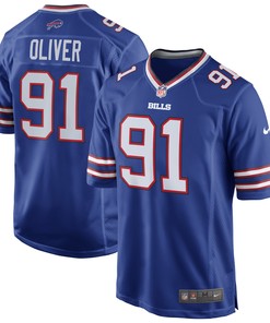 Ed Oliver Buffalo Bills Team Game Player Jersey - Royal Nfl