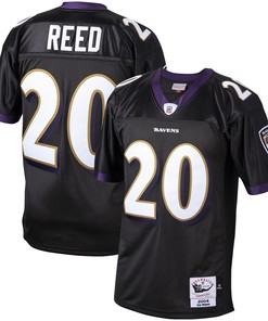 Ed Reed Baltimore Ravens Mitchell & Ness 2004 Authentic Throwback Retired Player Jersey - Black Nfl