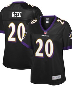 Ed Reed Baltimore Ravens Nfl Pro Line Womens Retired Player Jersey - Black Nfl