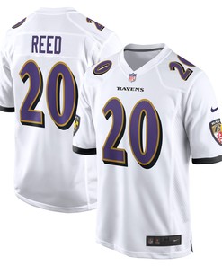 Ed Reed Baltimore Ravens Retired Player Game Jersey - White Nfl