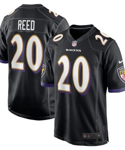 Ed Reed Baltimore Ravens Retired Player Jersey Black Nfl