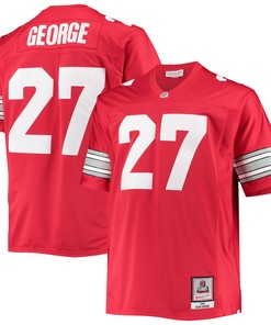 Eddie George Ohio State Buckeyes Mitchell & Ness Big & Tall Legacy Alumni Jersey - Scarlet Ncaa