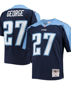 Eddie George Tennessee Titans Mitchell & Ness 1999 Legacy Replica Jersey - Navy Nfl