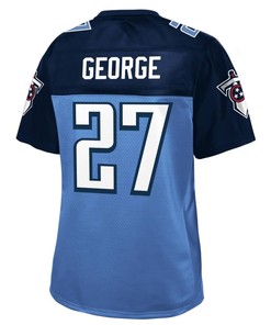 Eddie George Tennessee Titans Nfl Pro Line Womens Retired Player Jersey - Navy