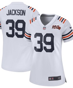 Eddie Jackson Chicago Bears Nike Womens 100th Season Alternate Classic Game Jersey - White