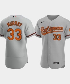 Eddie Murray 33 Baltimore Orioles Gray Road Jersey