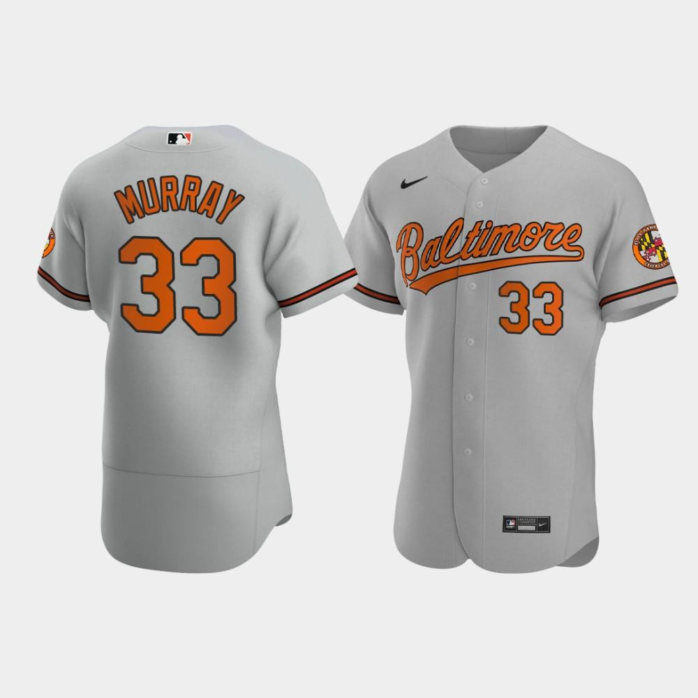 Eddie Murray 33 Baltimore Orioles Gray Road Jersey