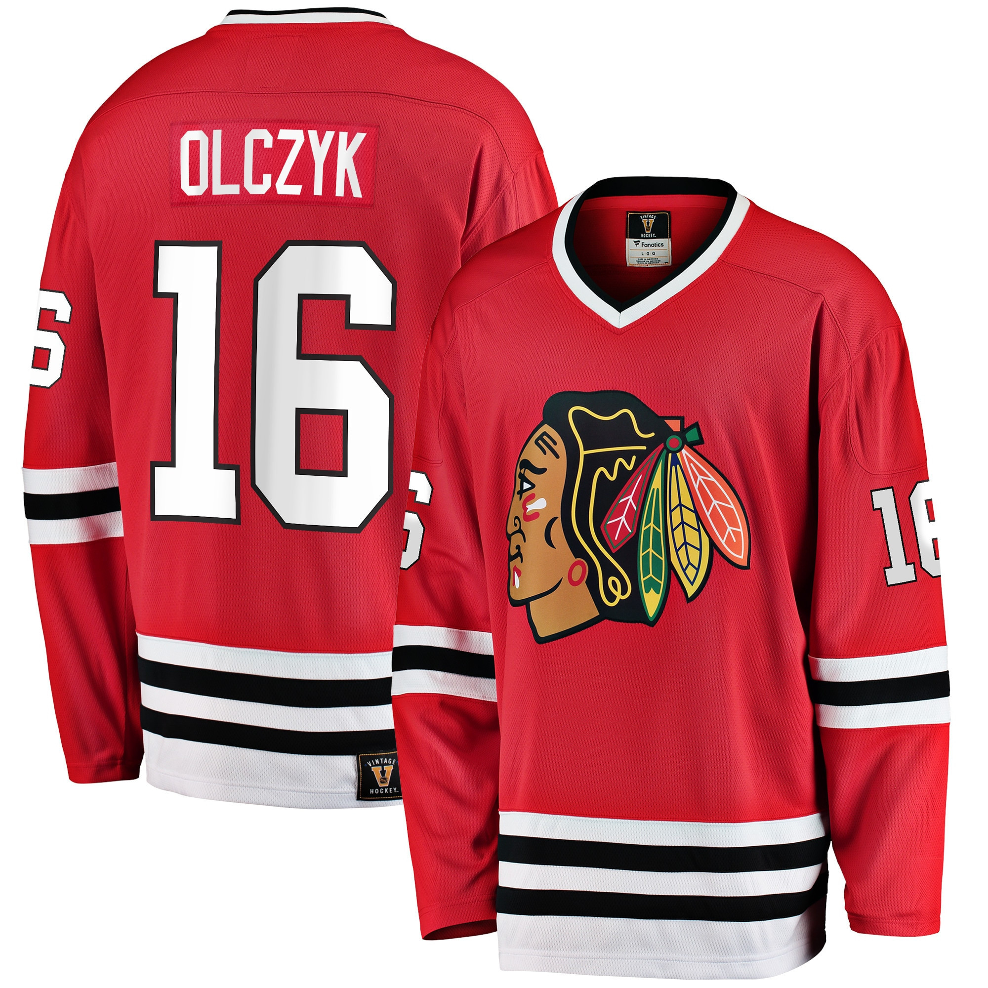 Eddie Olczyk Chicago Blackhawks Fanatics Branded Premier Breakaway Retired Player Jersey - Red Nhl
