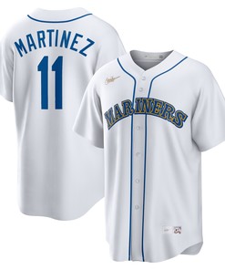 Edgar Martinez Seattle Mariners Home Cooperstown Collection Replica Player Jersey - White Mlb