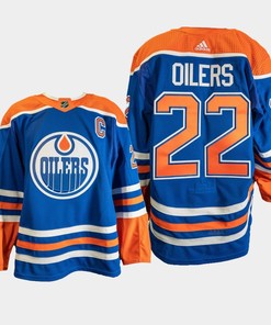 Edmonton Oilers 22 Blue Home Primegreen Jersey 2022-23