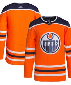 Edmonton Oilers Adidas Home Authentic Pro Jersey Orange Nhl