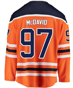 Edmonton Oilers Connor McDavid 97 Home 2022 Stanley Cup Final Breakaway Men Jersey - Orange