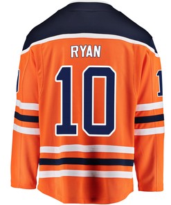 Edmonton Oilers Derek Ryan 10 Home 2022 Stanley Cup Playoffs Breakaway Men Jersey - Orange