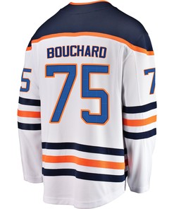 Edmonton Oilers Evan Bouchard 75 Away 2022 Stanley Cup Final Breakaway Men Jersey - White