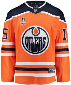 Edmonton Oilers Josh Archibald 15 Home 2022 Stanley Cup Final Breakaway Men Jersey - Orange
