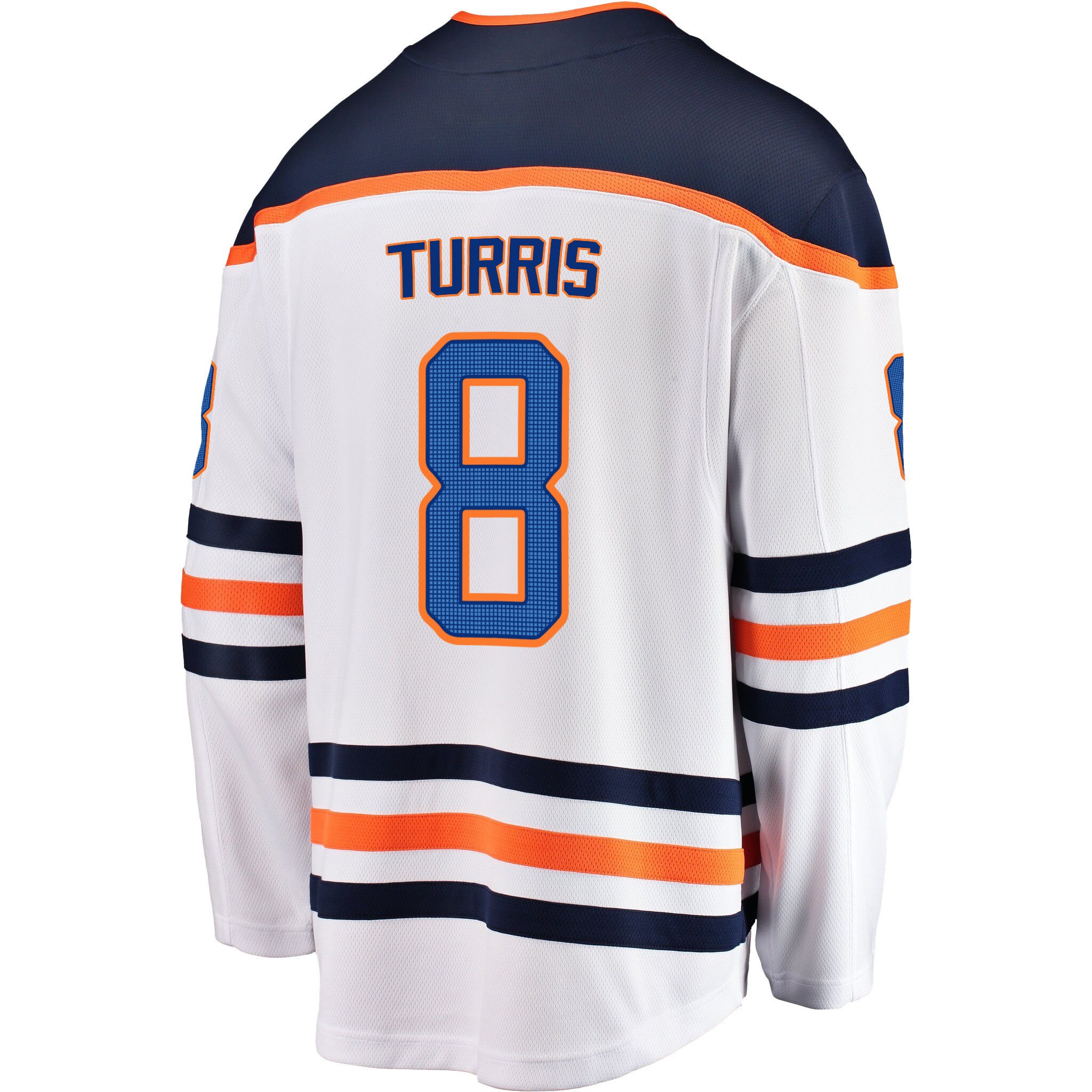 Edmonton Oilers Kyle Turris 8 Away 2022 Stanley Cup Champions Breakaway Men Jersey - White