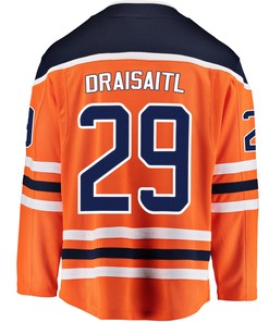 Edmonton Oilers Leon Draisaitl 29 Home 2022 Stanley Cup Final Breakaway Men Jersey - Orange