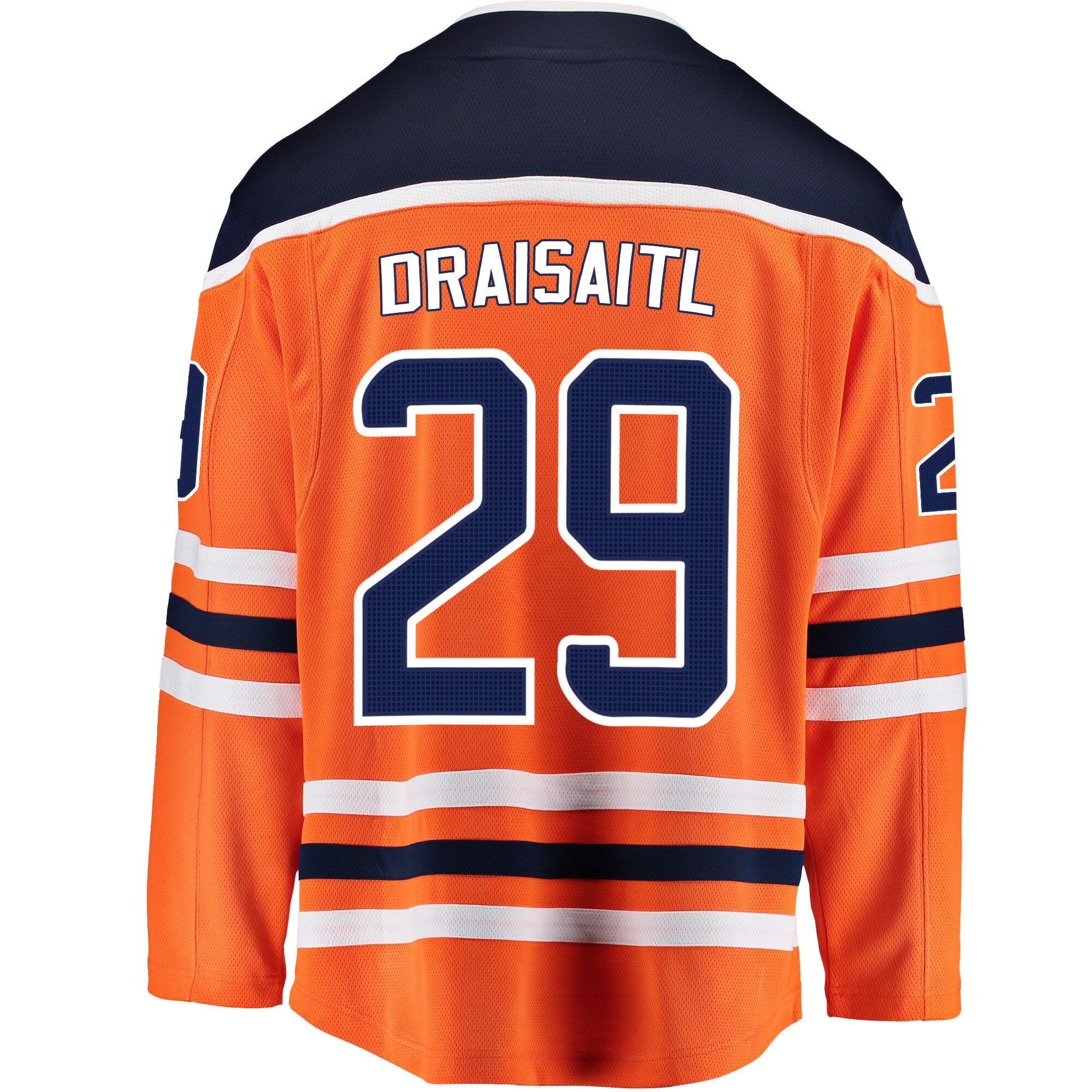 Edmonton Oilers Leon Draisaitl 29 Home 2022 Stanley Cup Playoffs Breakaway Men Jersey - Orange