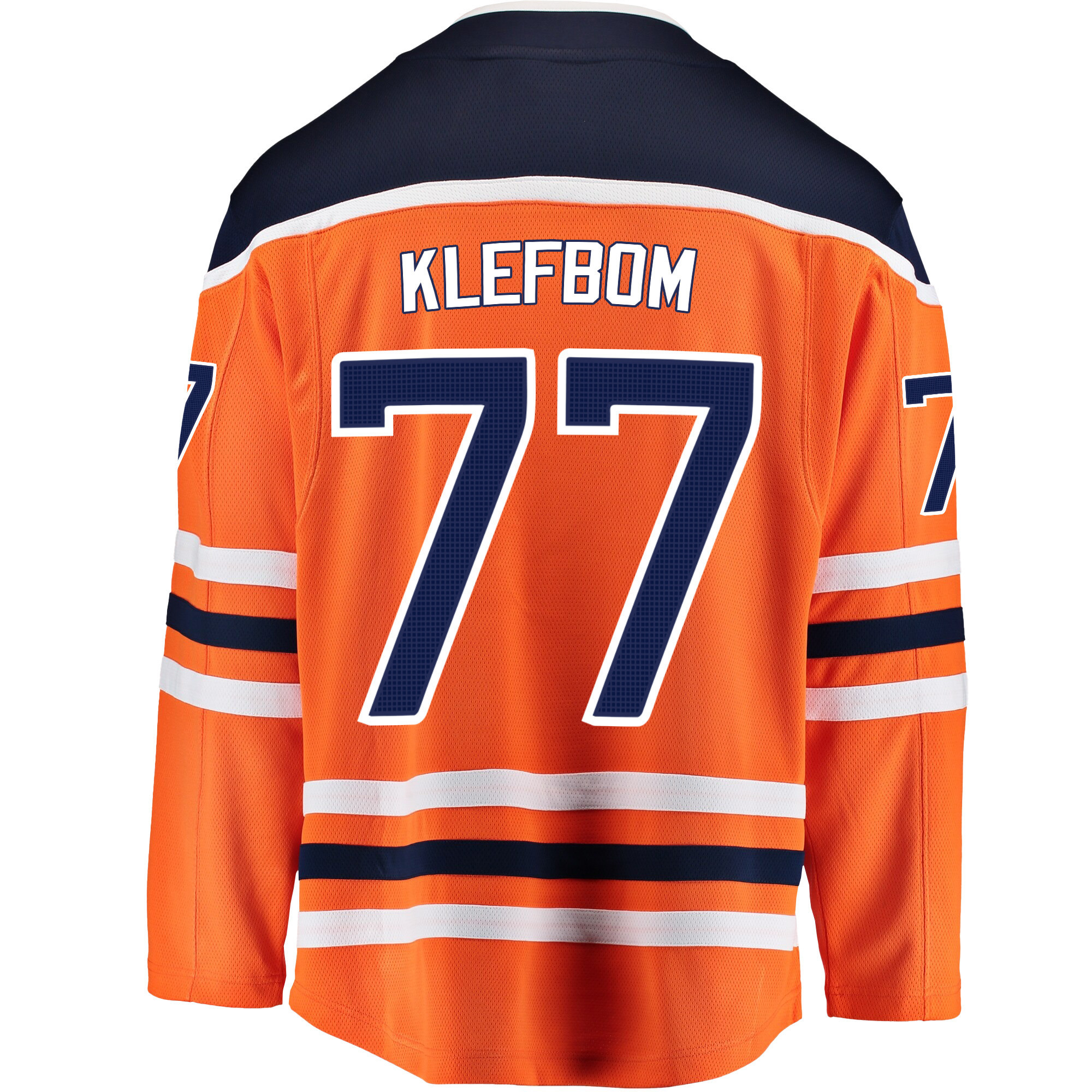 Edmonton Oilers Oscar Klefbom 77 Home 2022 Stanley Cup Playoffs Breakaway Men Jersey - Orange