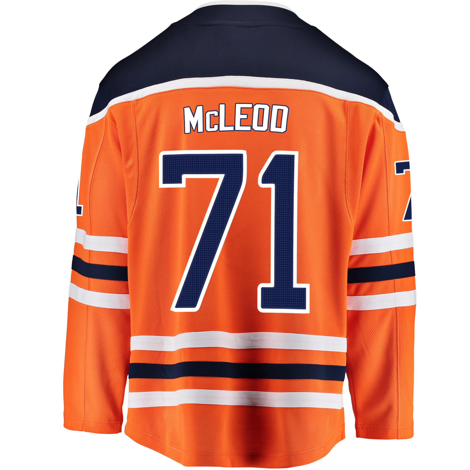 Edmonton Oilers Ryan McLeod 71 Home 2022 Stanley Cup Playoffs Breakaway Men Jersey - Orange