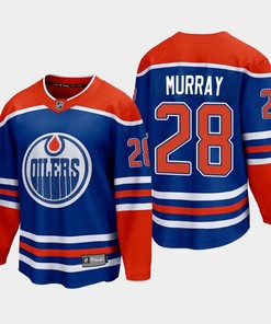 Edmonton Oilers Ryan Murray 28 2022-23 Home Royal Jersey Premier